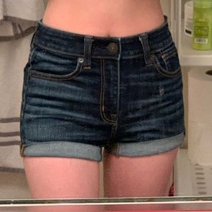 American Eagle high waisted denim shorts